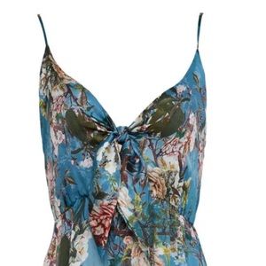 Silk floral dress